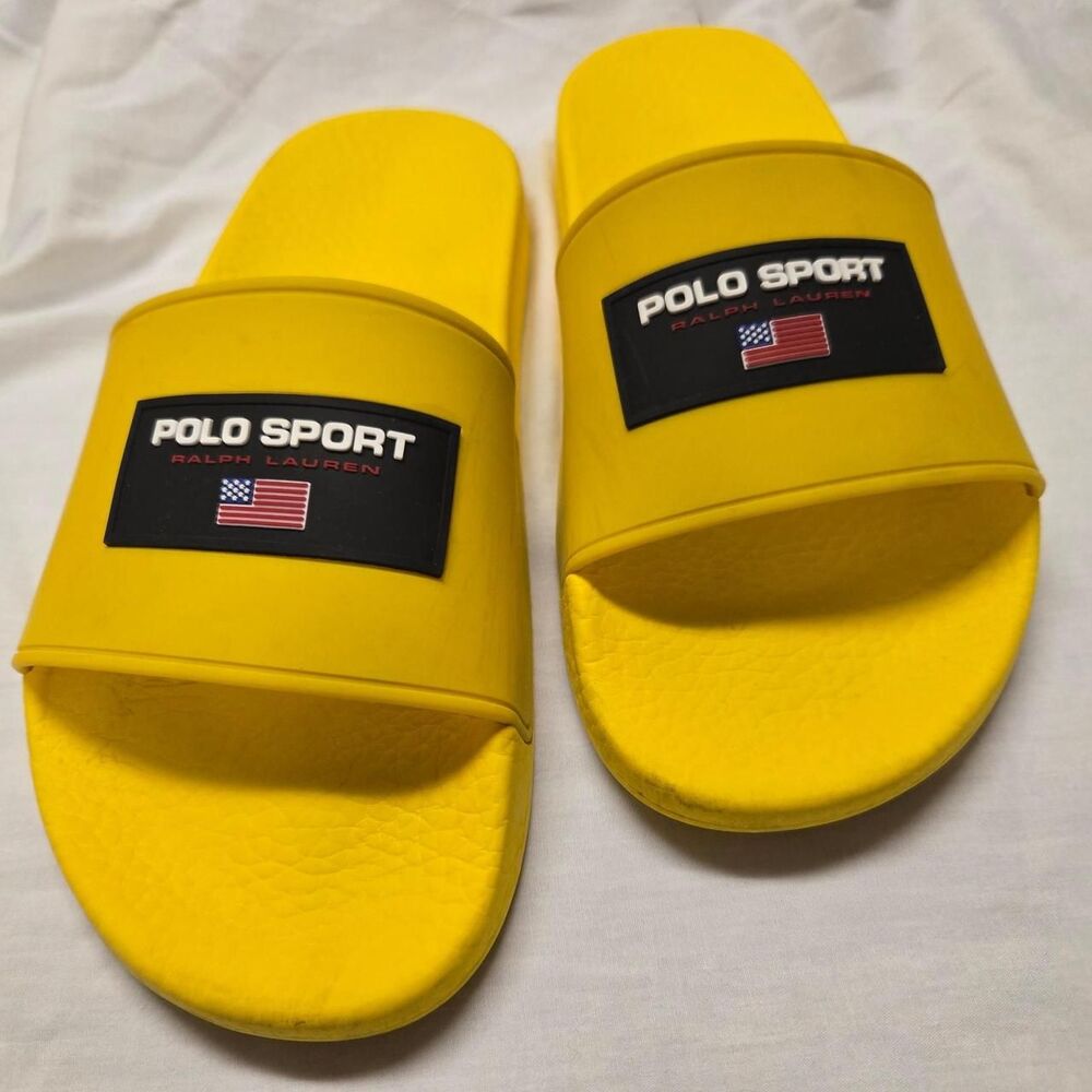 Polo-sport Men's Yellow Slides